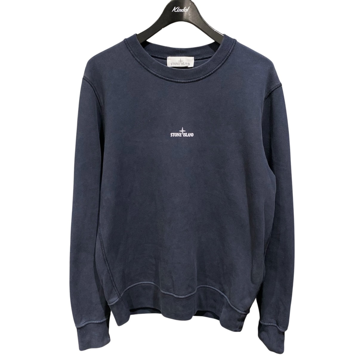 【中古】STONE ISLAND　クルーネックスウェット 791566563 ネイビー サイズ：M 【240626】（ストーンアイランド）｜ブランド古着のカインドオル 23,513円