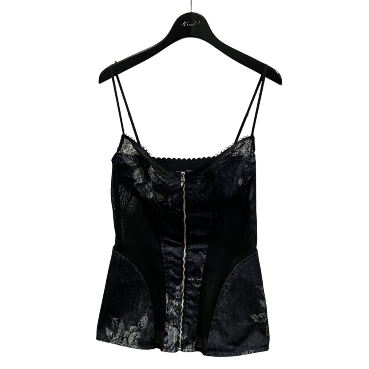 【中古】FETICO ROSE DENIM BUSTIER ローズデニムビスチェ FTC252-0101 インディゴ サイズ:2 【250626】(フェティコ)|ブランド古着のカインドオル