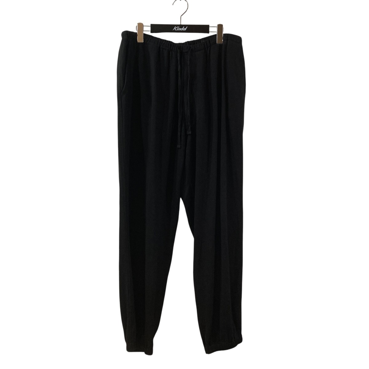 【中古】COMOLI シルクネップ ドローストリングパンツ イージーパンツ B01-03003 ブラック サイズ:3 【250626】(コモリ)|ブランド古着のカインドオル