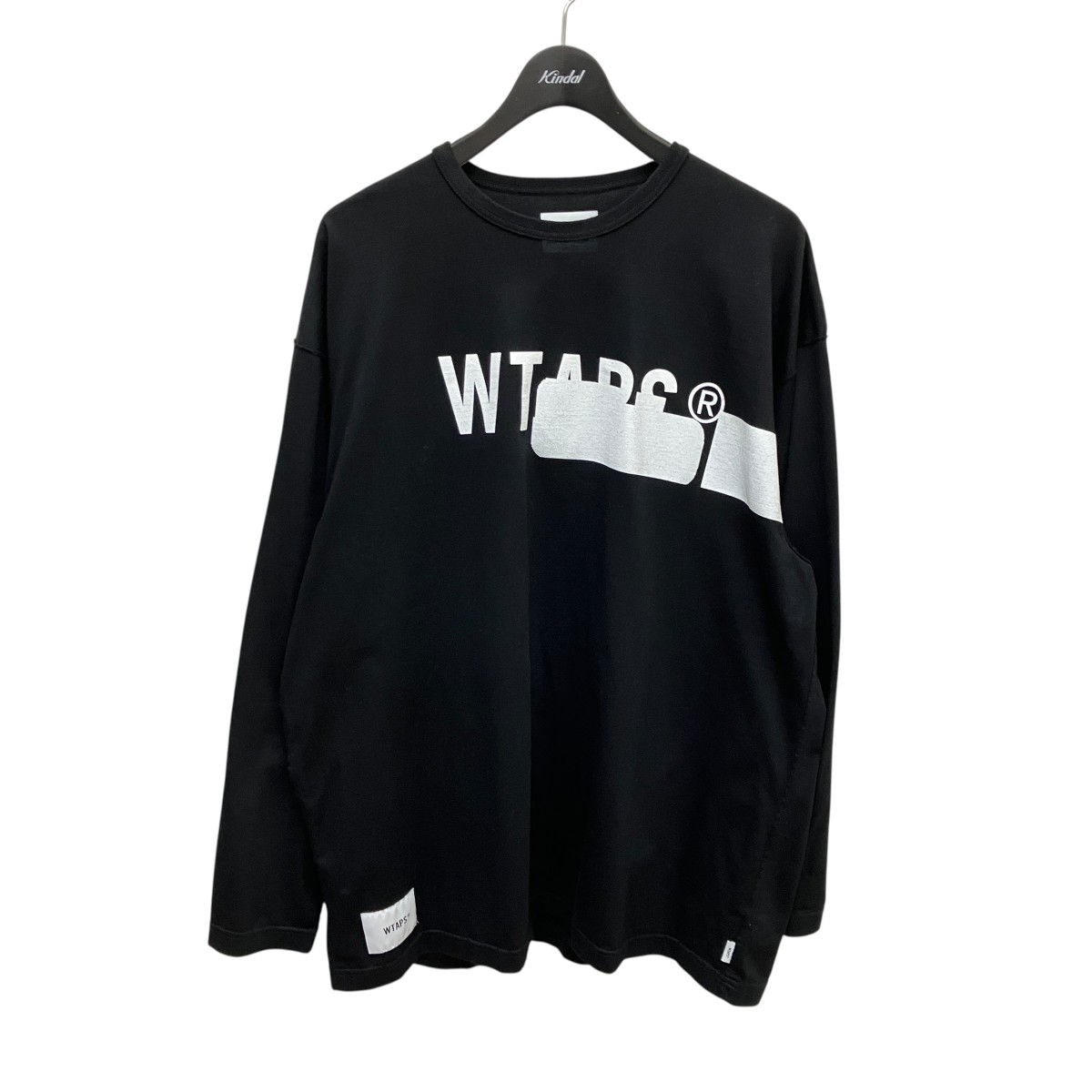 【中古】WTAPS　LIM LS COTTON ロングスリーブTシャツ 261ATDT-CSM16 ブラック サイズ：4 【260626】（ダブルタップス）｜ブランド古着のカインドオル