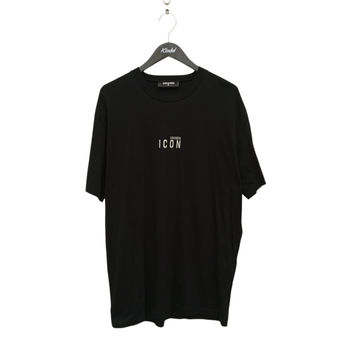 【中古】DSQUARED2　半袖カットソー S79GC0018 ブラック サイズ：XL 【260626】（ディースクエアード）｜ブランド古着のカインドオル
