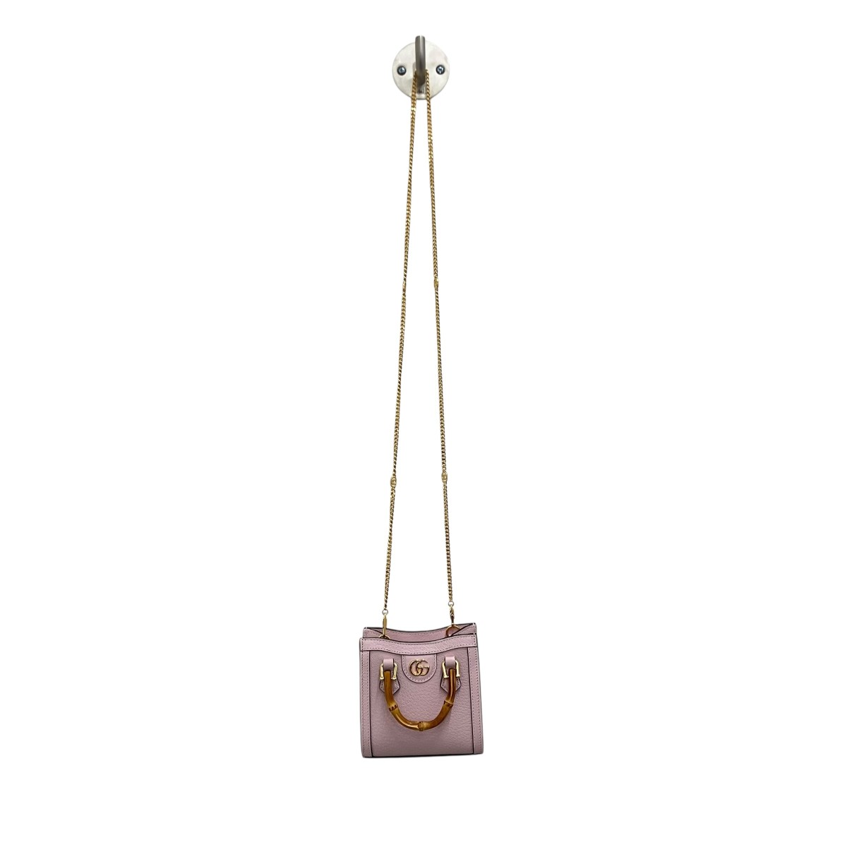 【中古】GUCCI 【ダイアナナノバッグ】 2WAYショルダーバッグ 760251 ピンク 【260626】(グッチ)|ブランド古着のカインドオル