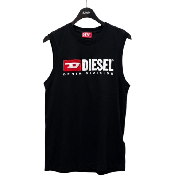 【中古】DIESEL T-Isco-Div タンクトップ ノースリーブTシャツ ブラック サイズ:S 【260626】(ディーゼル)|ブランド古着のカインドオル
