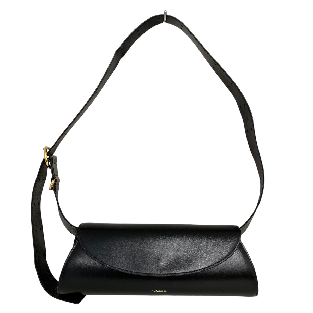 【中古】JIL SANDER CANNOLO ショルダーバッグ ブラック 【270626】(ジルサンダー)|ブランド古着のカインドオル