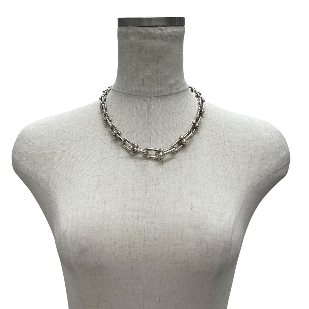 【中古】Tiffany ＆ Co．　ハードウェア グラジュエイテッドリンクネックレス シルバー サイズ：- 【270626】（ティファニー）｜ブランド古着のカインドオル