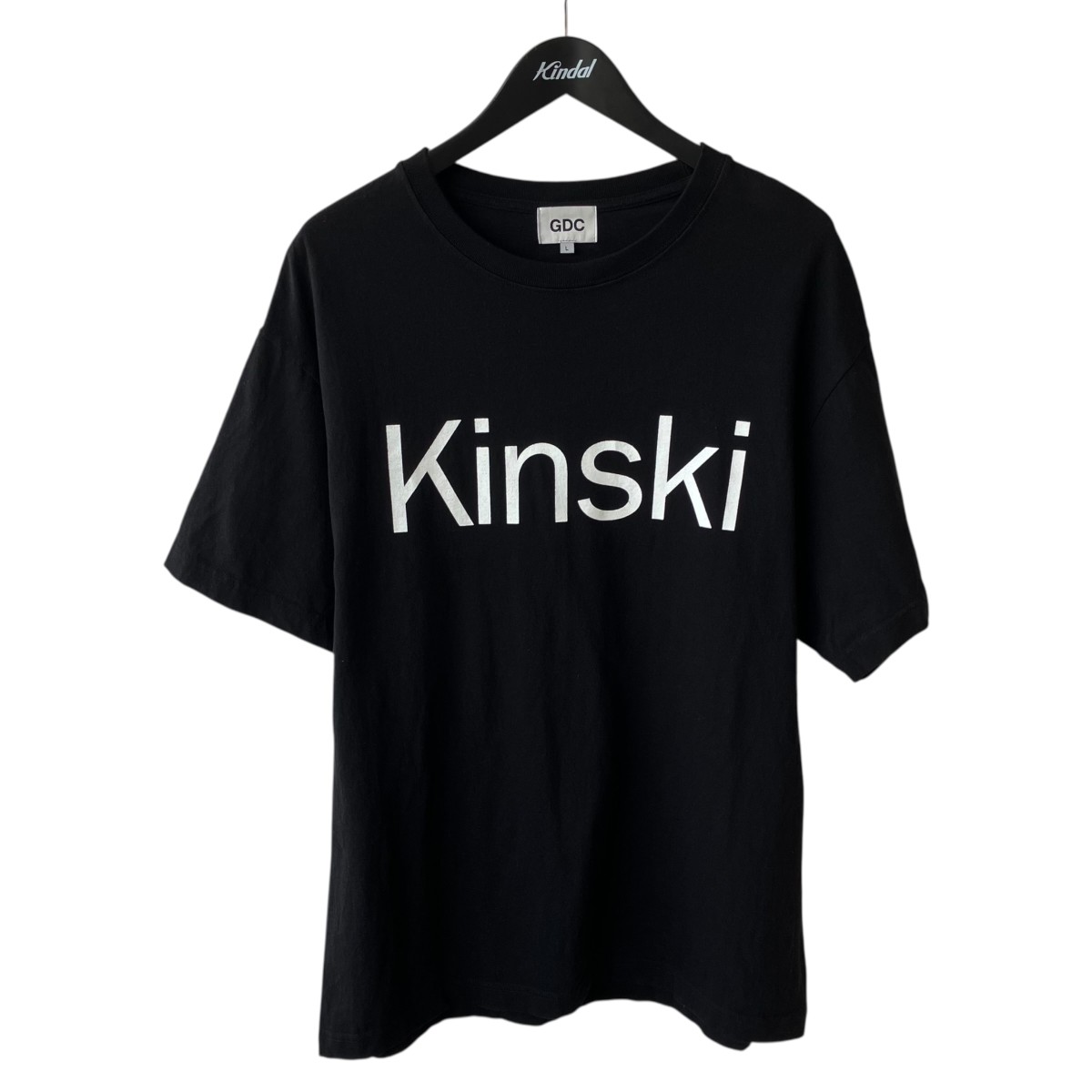 【中古】GDC　KINSKI T-SHIRT Tシャツ GD0011 ブラック サイズ：L 【280626】（ジーディーシー）｜ブランド古着のカインドオル