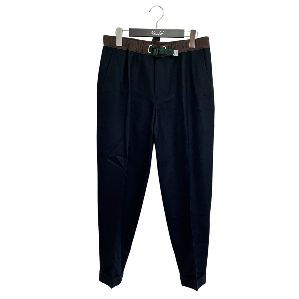 【中古】kolor/BEACON パンツ 23WBM-P07140 ネイビー サイズ:2 【290626】(カラー/ビーコン)|ブランド古着のカインドオル