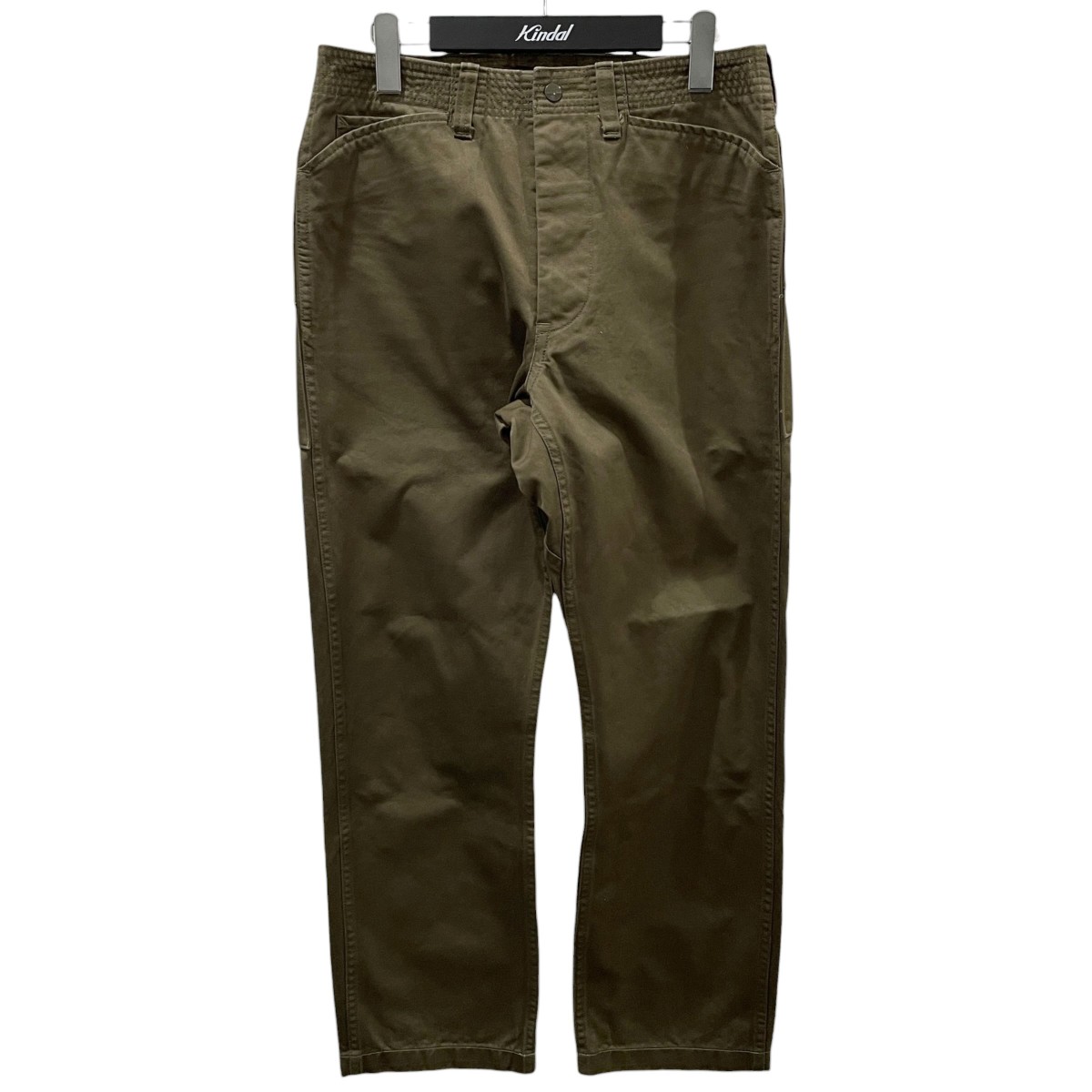 【中古】SASSAFRAS コットンパンツ オリーブ サイズ:S 【010726】(ササフラス)|ブランド古着のカインドオル