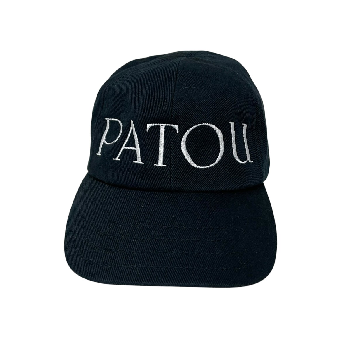 【中古】Patou　キャップ AC0400132999B ネイビー サイズ：ML 【010726】（パトゥ）｜ブランド古着のカインドオル
