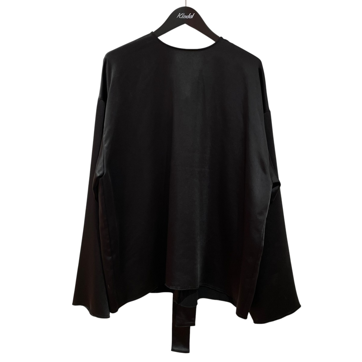 【中古】CITYSHOP　SATIN RIBBON ブラウス 長袖ブラウス 26051042835010 ブラック サイズ：表記無し 【010726】（シティショップ）｜ブランド古着のカインドオル