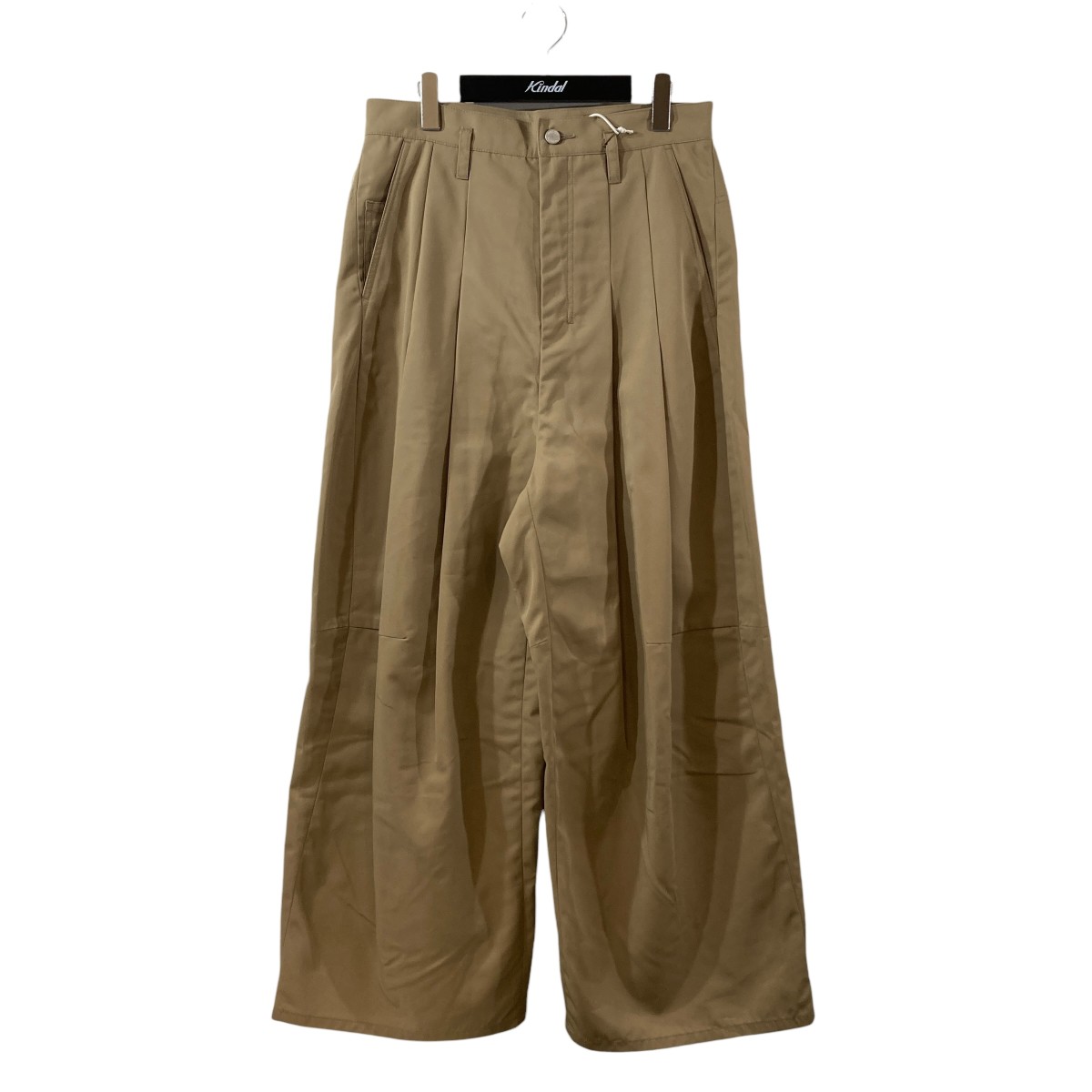 【中古】SHINYA KOZUKA　Hi BAGGY パンツ 2601SK56 ベージュ サイズ：M 【010726】（シンヤコヅカ）｜ブランド古着のカインドオル