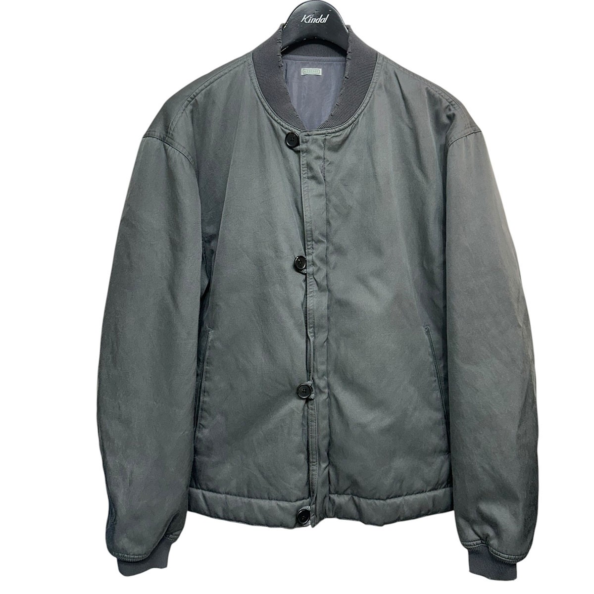 【中古】A.PRESSE 25AW Vintage Silk Bomber Jacket ヴィンテージシルクボンバージャケット 25AAP-01-27 グレー サイズ:2 【010726】(アプレッセ)|ブランド古着のカインドオル