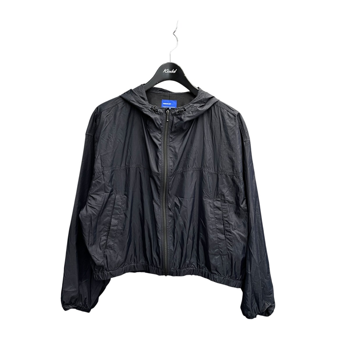 【中古】RANGE OF LIGHT　26SS ネットプラス ナイロン ジップフーディー ナイロンジャケット 4310400094 ブラック サイズ：S 【020726】（レンジ オブ ライト）｜ブランド古着のカインドオル