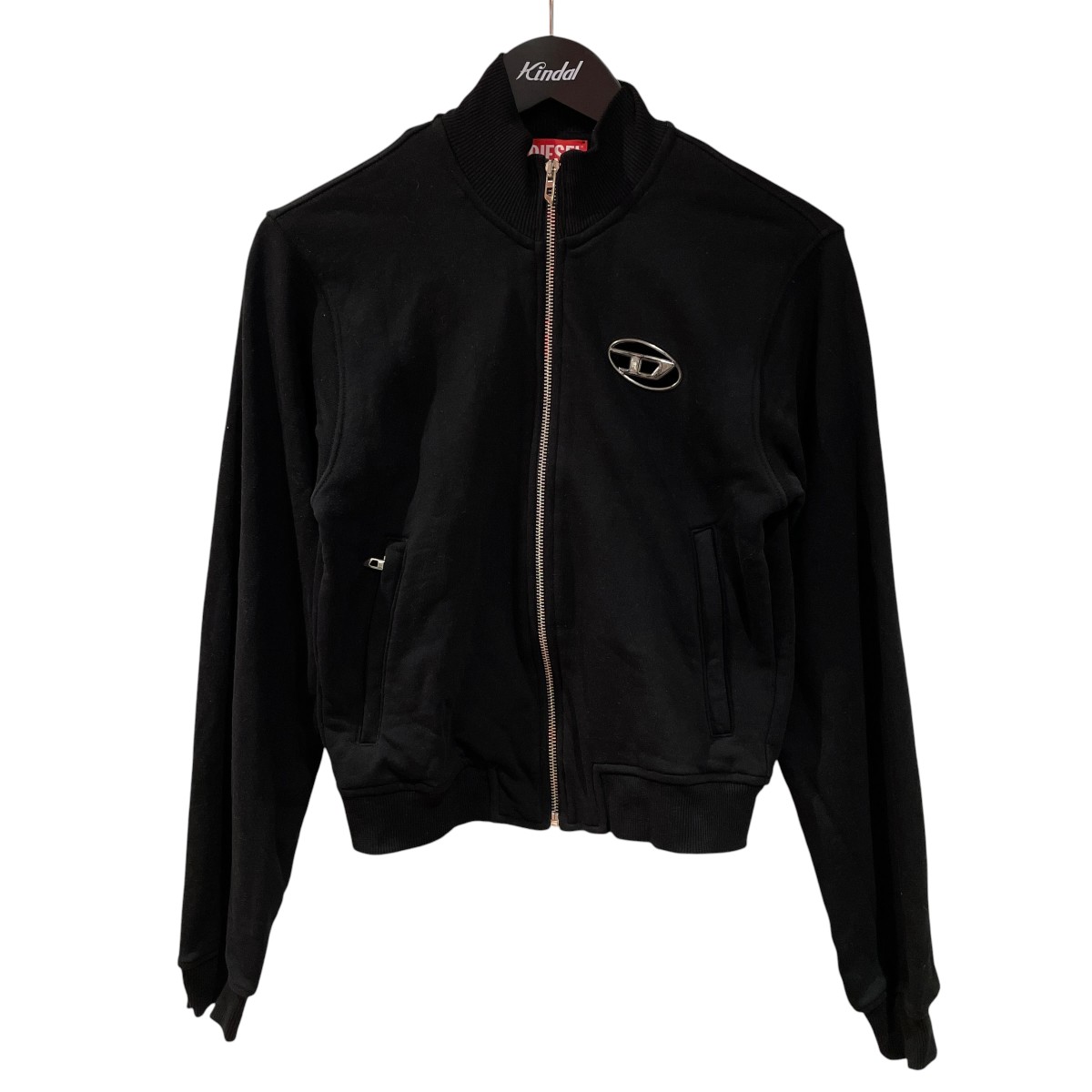 【中古】DIESEL　F-FLACIN トラックジャケット A16842 ブラック サイズ：S 【020726】（ディーゼル）｜ブランド古着のカインドオル