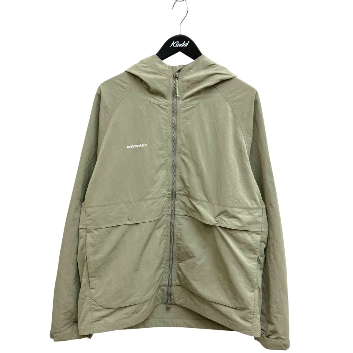 【中古】MAMMUT　ナイロンジャケット M31E5JK102 グリーン サイズ：L 【030726】（マムート）｜ブランド古着のカインドオル