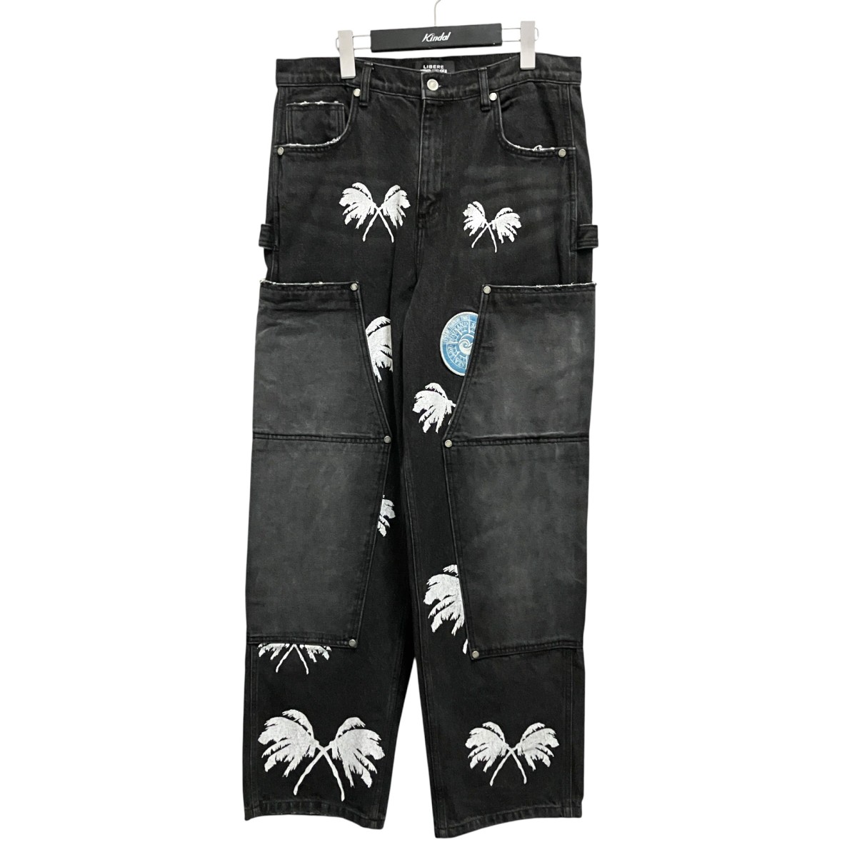 【中古】LIBERE&times;WIND AND SEA　24SS デニムパンツ WDS C LBR 24 Q2 05 ブラック サイズ：M 【030726】（リベーレ&times;ウィンダンシー）｜ブランド古着のカインドオル