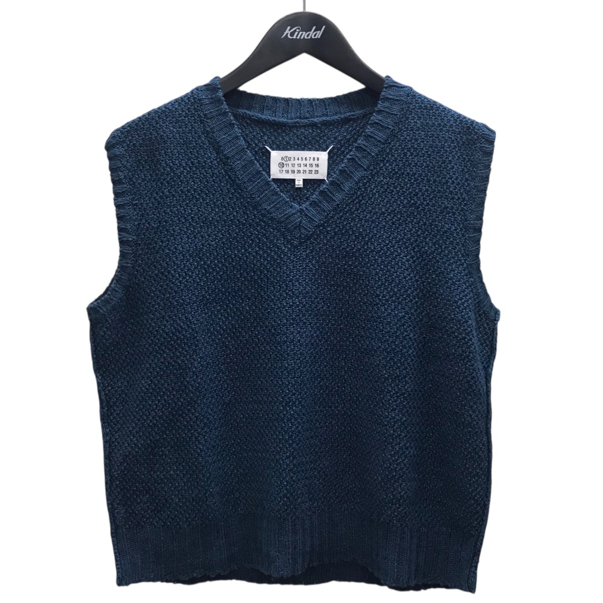 【中古】Maison Margiela　ニットベスト ブルー サイズ：M 【030726】（メゾンマルジェラ）｜ブランド古着のカインドオル 19,712円