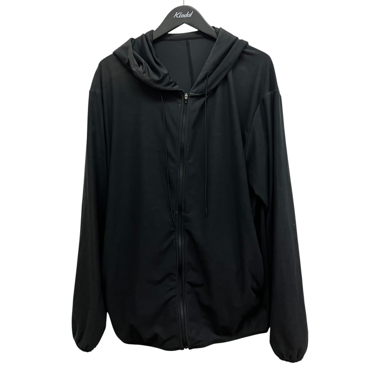 【中古】POST ARCHIVE FACTION　5．0 HOODIE CENTER フーデッドジップアップパーカー 5．0 THC-B ブラック サイズ：L 【030726】（ポスト アーカイブ ファクション）｜ブランド古着のカインドオル