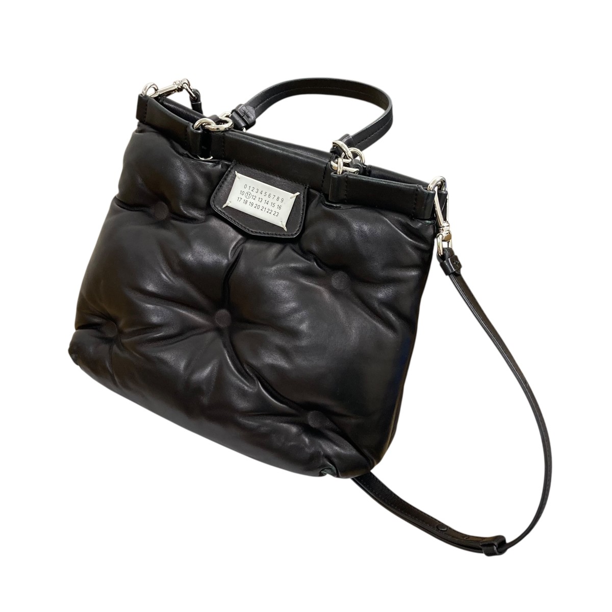 【中古】Maison Margiela グラムスラムミニトートバッグ ブラック サイズ:- 【040726】(メゾンマルジェラ)|ブランド古着のカインドオル