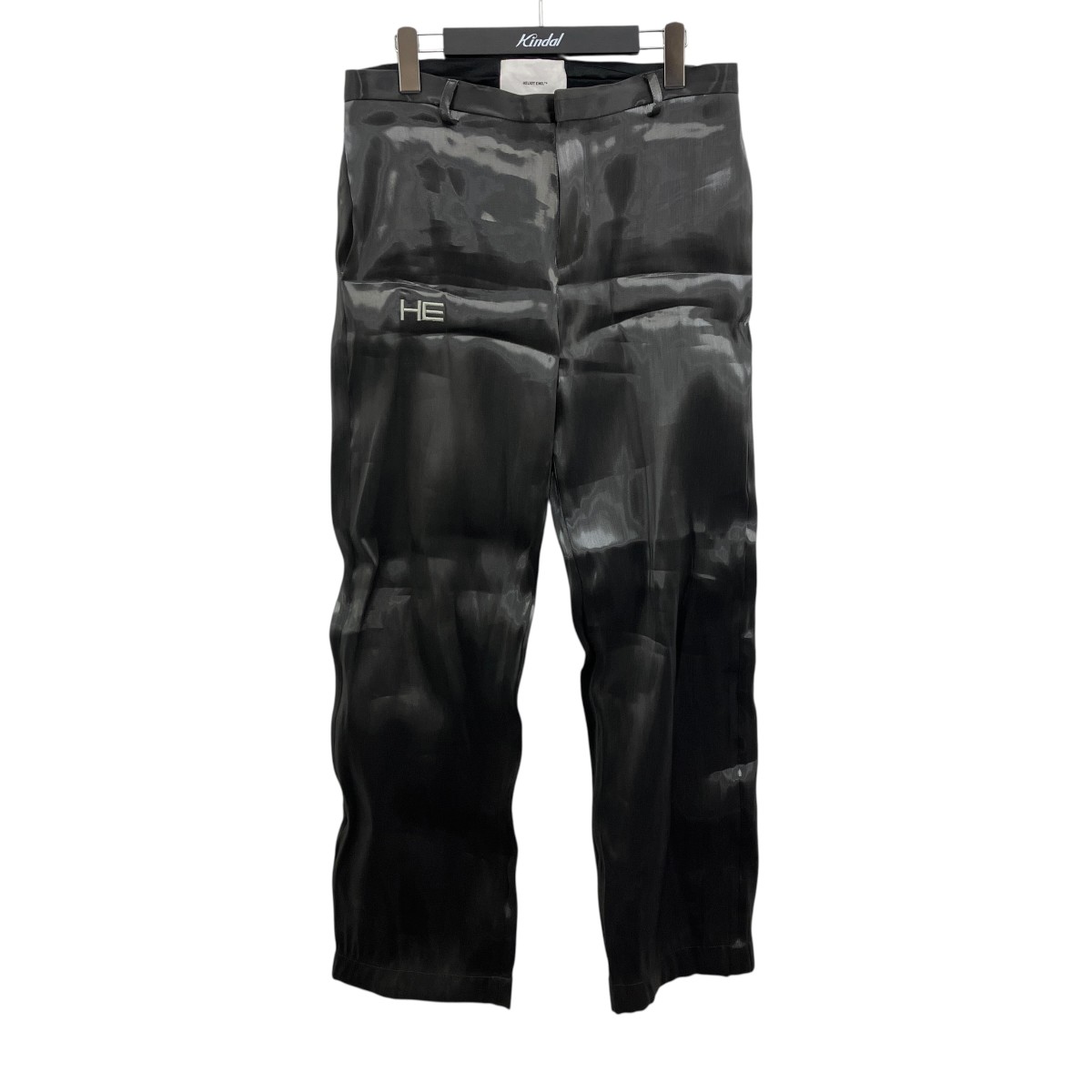 【中古】HELIOT EMIL サテンパンツ グレー サイズ:XL 【040726】(ヘリオット・エミル)|ブランド古着のカインドオル