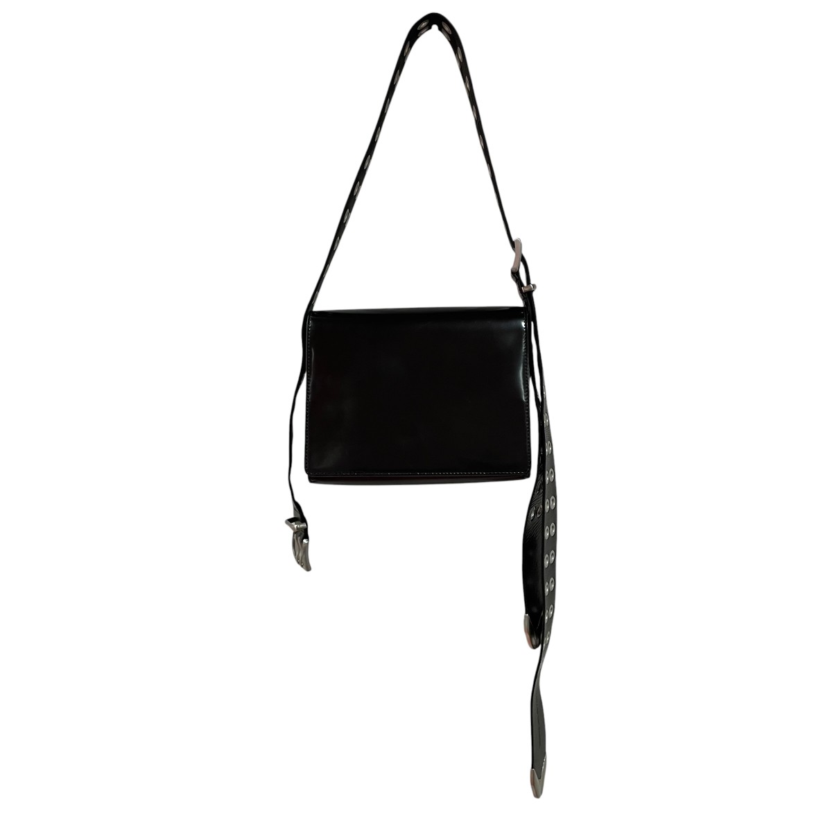 【中古】ACHILLES ION GABRIEL HUNG SHOULDER BAG ショルダーバッグ ブラック 【040726】(アキレス イオン ガブリエル)|ブランド古着のカインドオル