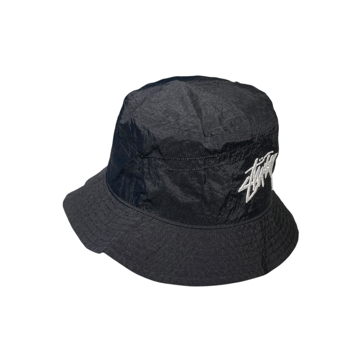 【中古】stussy&times;NIKE　バケットハット SP200709ASH／CT-8411-010 ブラック サイズ：S/M 【050726】（ステューシー&times;ナイキ）｜ブランド古着のカインドオル
