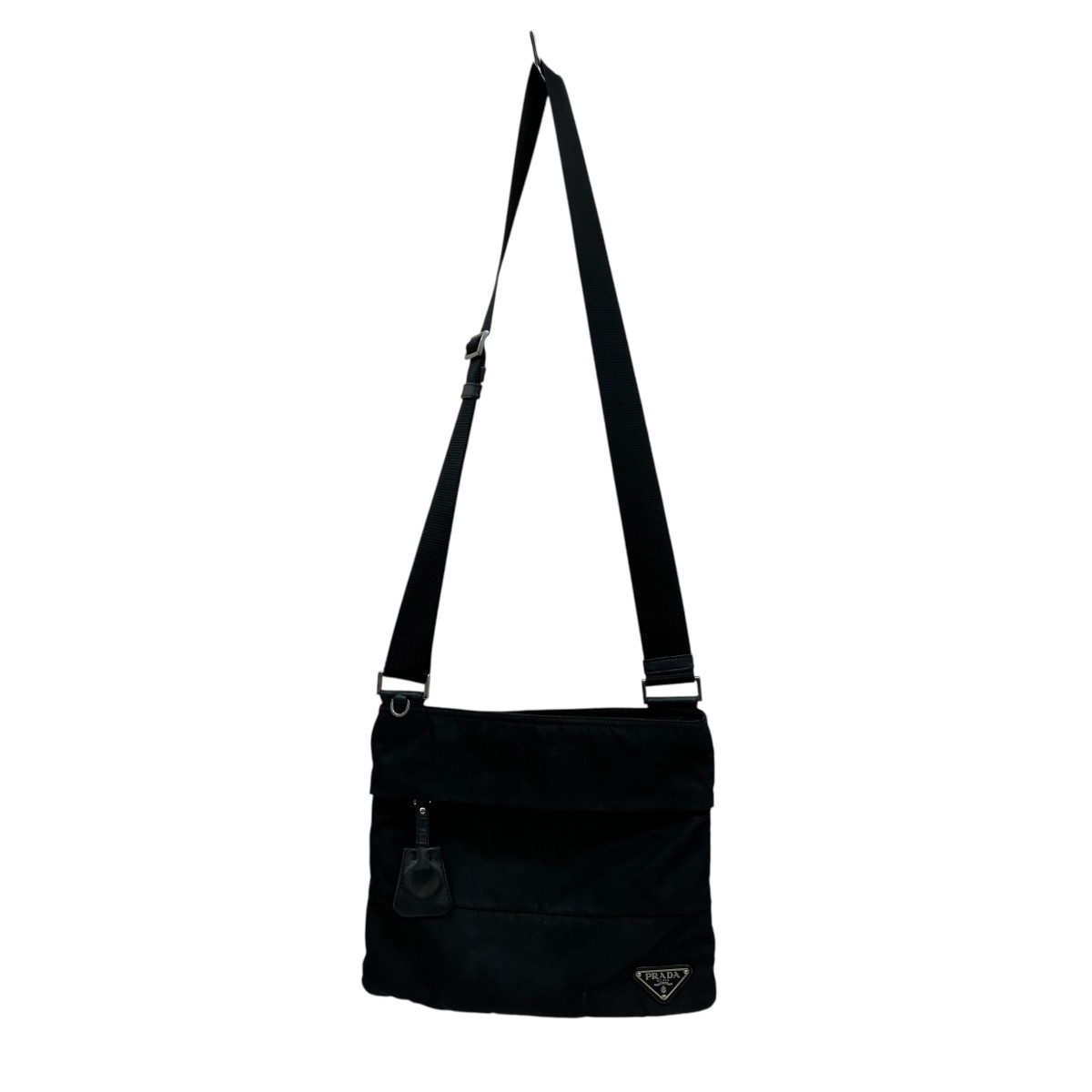【中古】PRADA　ショルダーバッグ ブラック 【050726】（プラダ）｜ブランド古着のカインドオル