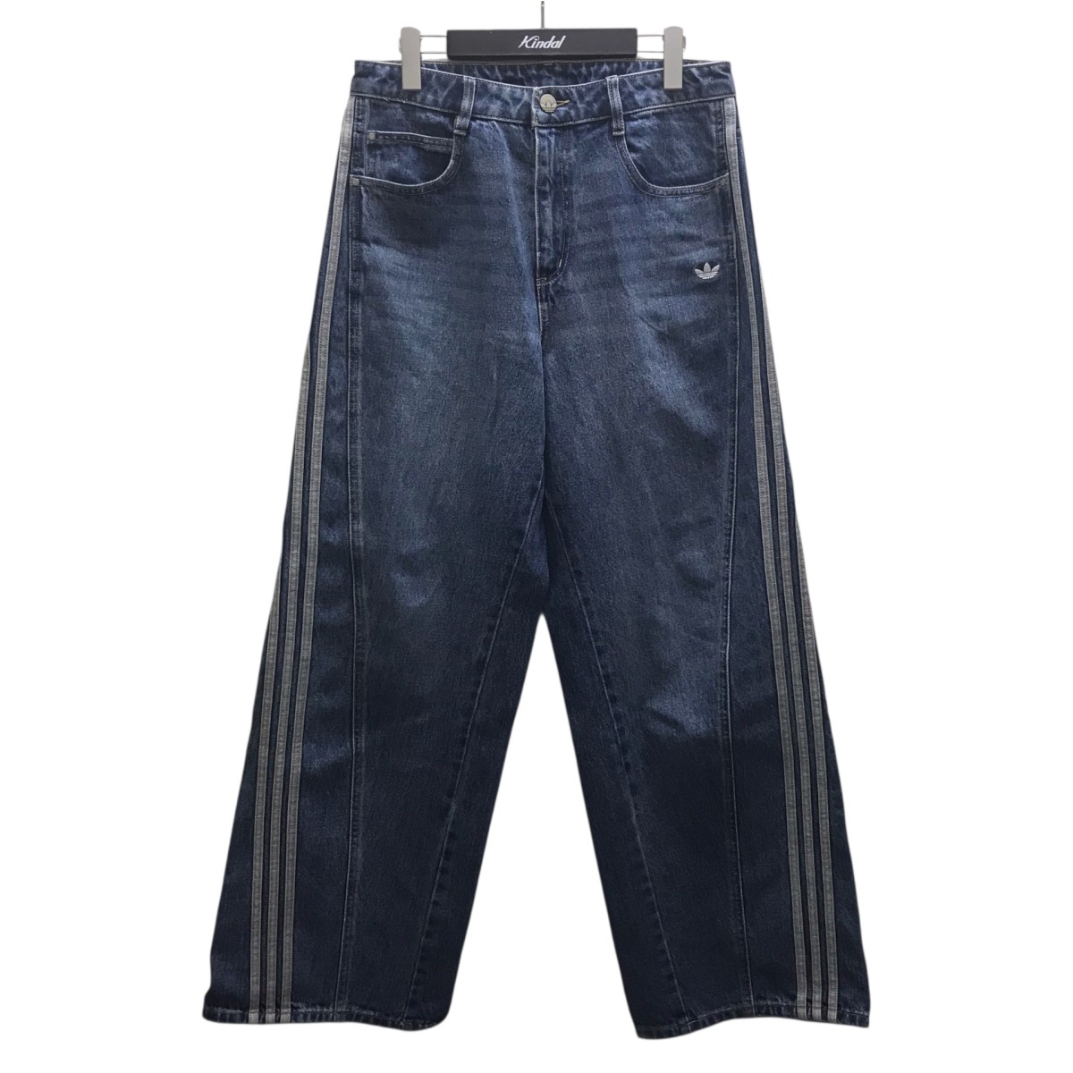 【中古】adidas ルーズ デニムパンツ インディゴ サイズ:31 【050726】(アディダス)|ブランド古着のカインドオル