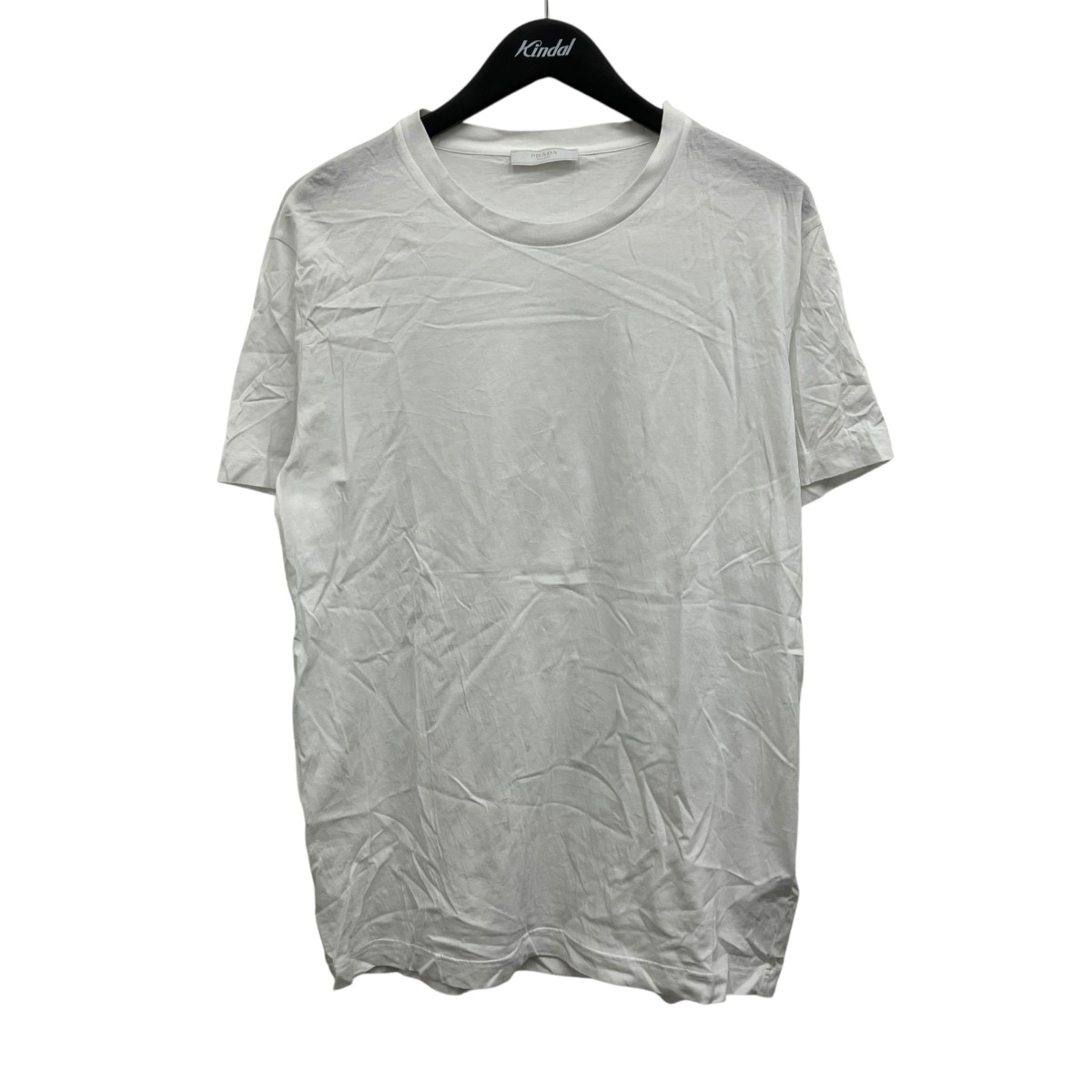 【中古】PRADA　Ｔシャツ ホワイト サイズ：XL 【050726】（プラダ）｜ブランド古着のカインドオル