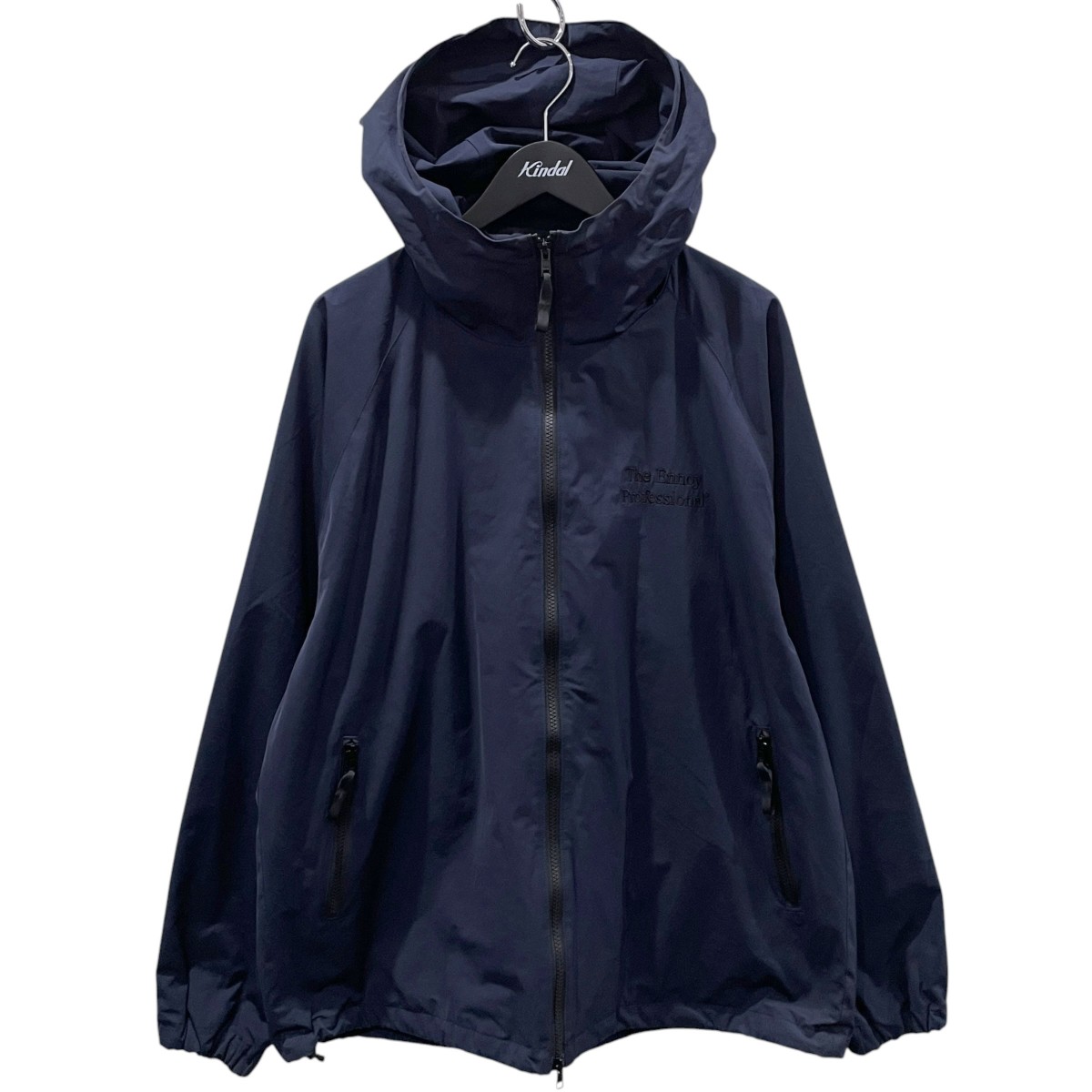 【中古】ENNOY　24AW ロゴ刺繍マウンテンパーカー CPN Hoodie AW24BRENJK04LP ネイビー サイズ：XL 【050726】（エンノイ）｜ブランド古着のカインドオル