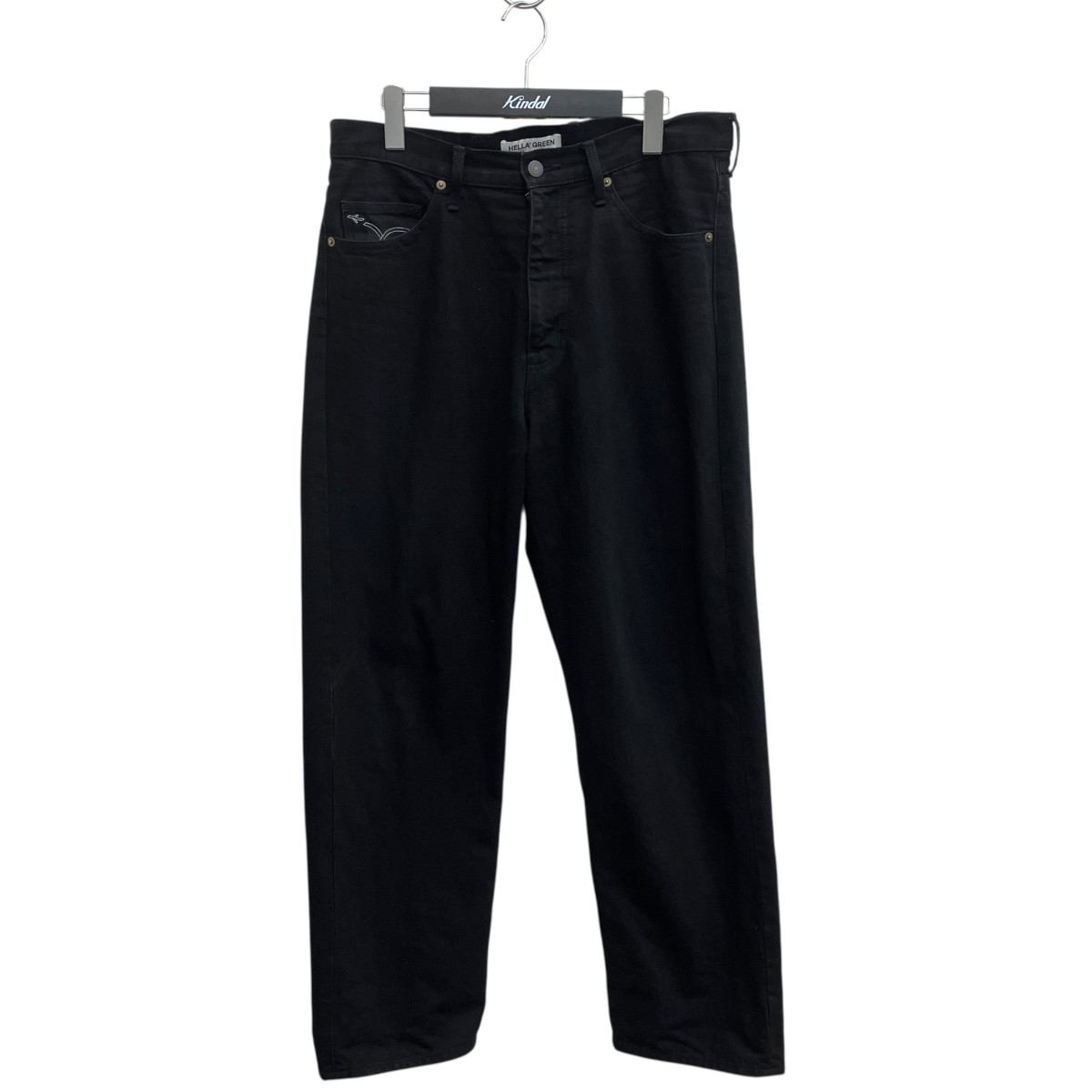 【中古】HELLA GREEN 25AW 5 Pocket Denim Pants パンツ HG2520-PN05 ブラック サイズ:L 【060726】(ヘラグリーン)|ブランド古着のカインドオル