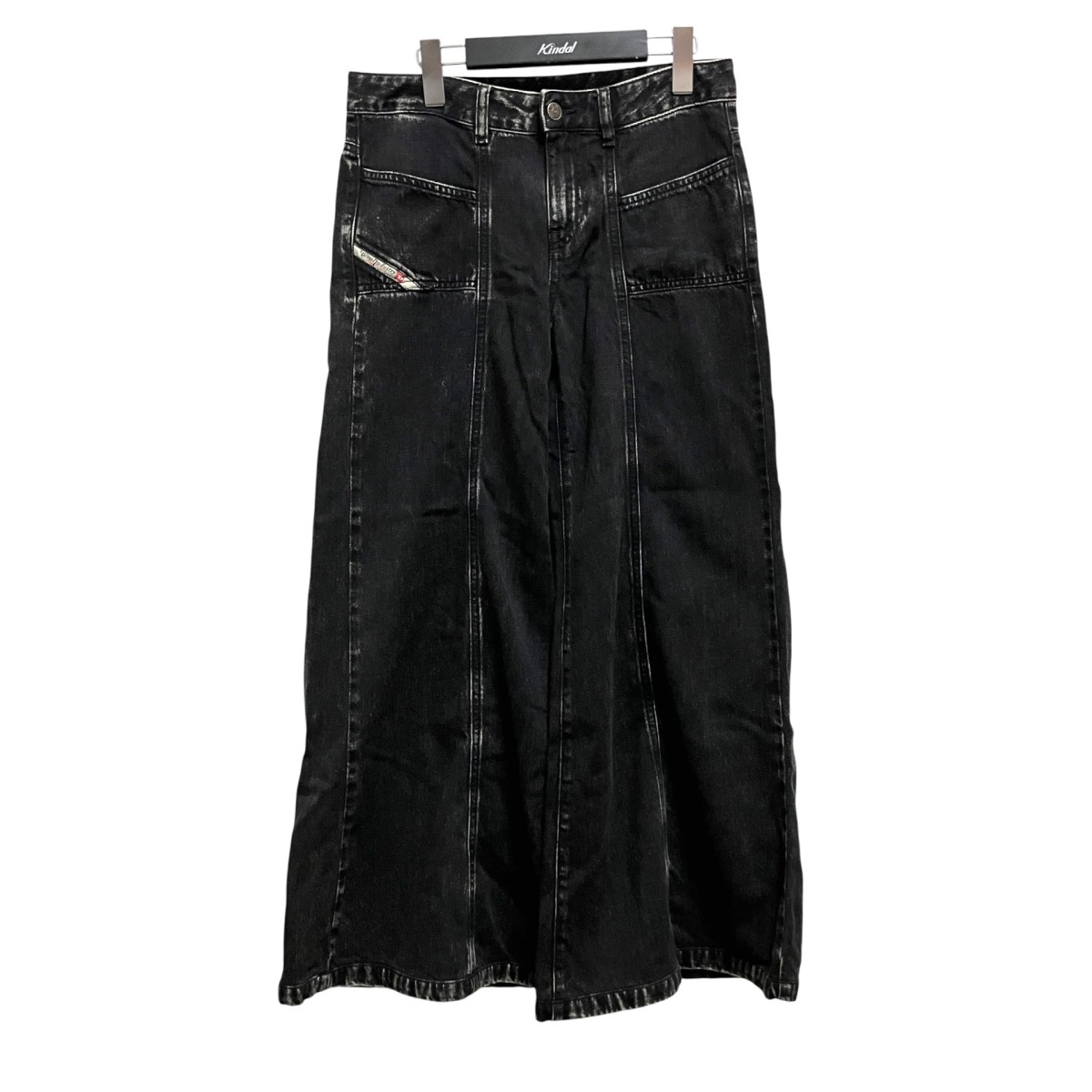 【中古】DIESEL 25SS デニムパンツ A12811 ブラック サイズ:25 【060726】(ディーゼル)|ブランド古着のカインドオル