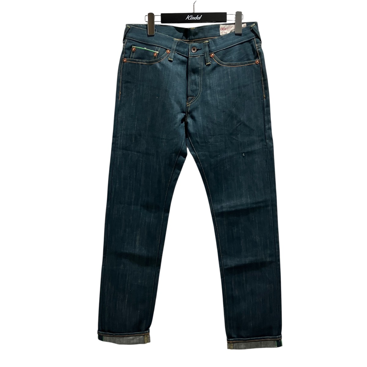 【中古】EVISU 刺繍かもめ デニムパンツ インディゴ サイズ:32 【060726】(エヴィス)|ブランド古着のカインドオル