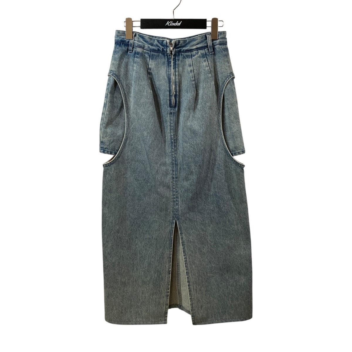 【中古】CLANE デニムスカート 19109-6252 スカイブルー サイズ:1 【060726】(クラネ)|ブランド古着のカインドオル