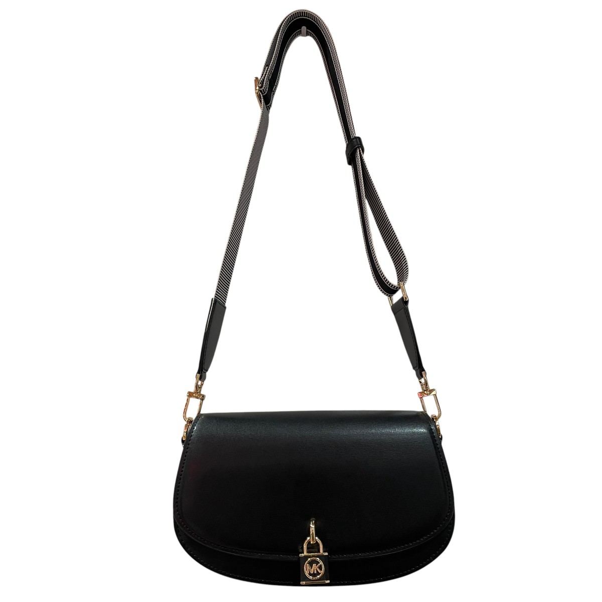 【中古】MICHAEL KORS　ショルダーバッグ ブラック 【070726】（マイケルコース）｜ブランド古着のカインドオル