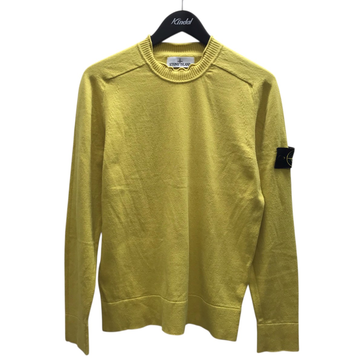 【中古】STONE ISLAND 薄手ニット イエロー サイズ:S 【080726】(ストーンアイランド)|ブランド古着のカインドオル