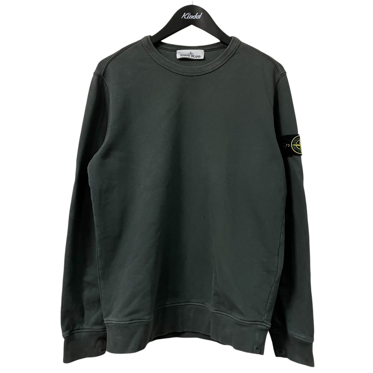 【中古】STONE ISLAND　クルーネックスウェット 791562420 グレー サイズ：S 【080726】（ストーンアイランド）｜ブランド古着のカインドオル