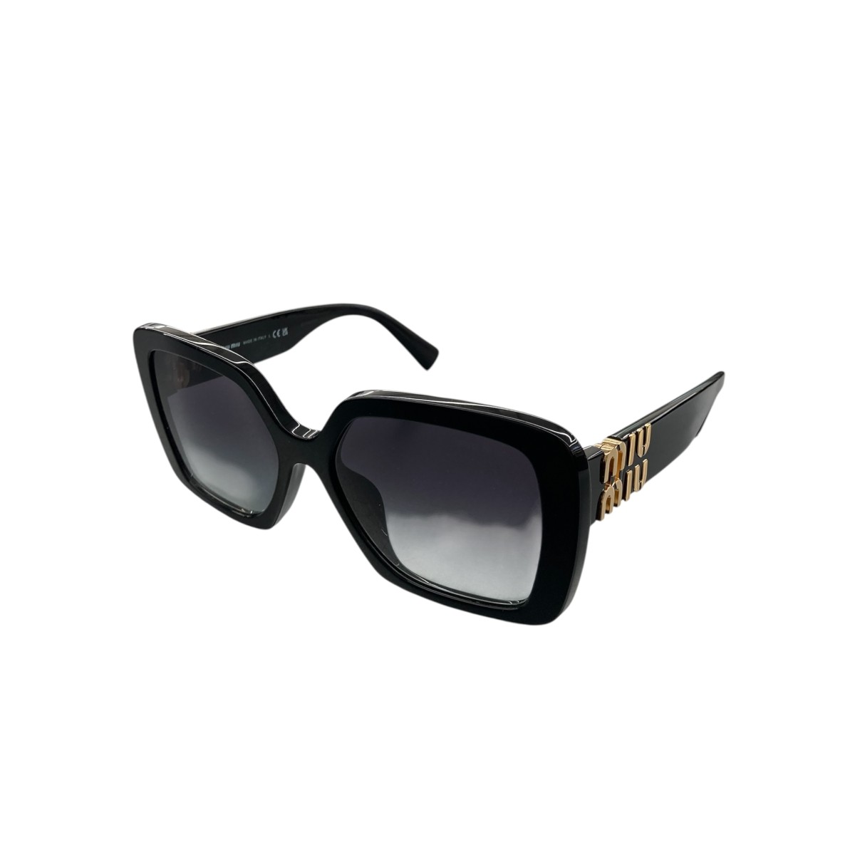【中古】MIU MIU サングラス SMU10Y ブラック サイズ:56□17 135 【080726】(ミュウミュウ)|ブランド古着のカインドオル