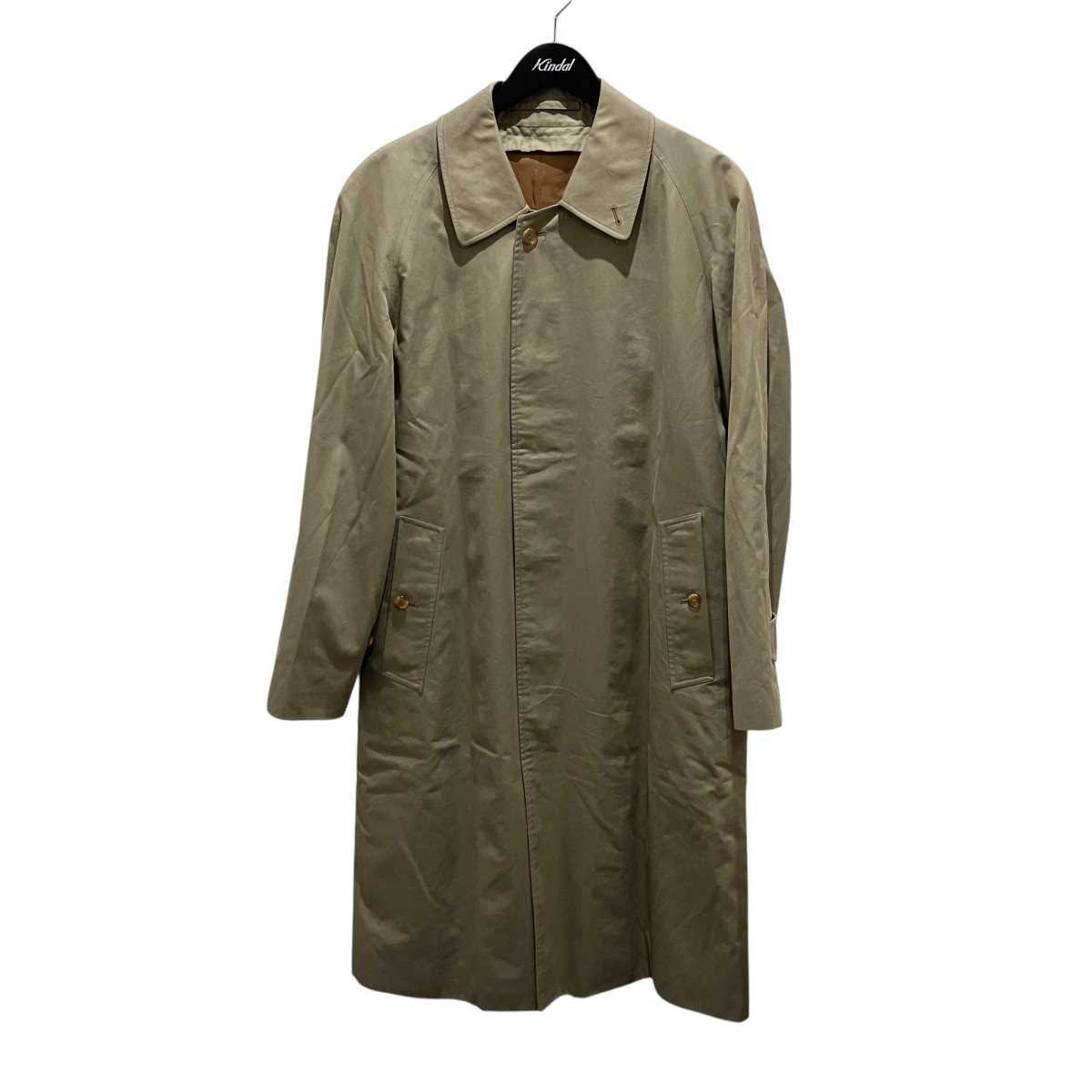 【中古】Burberry&rsquo;s　ライナー付ステンカラーコート カーキ サイズ：46 【080726】（バーバリーズ）｜ブランド古着のカインドオル