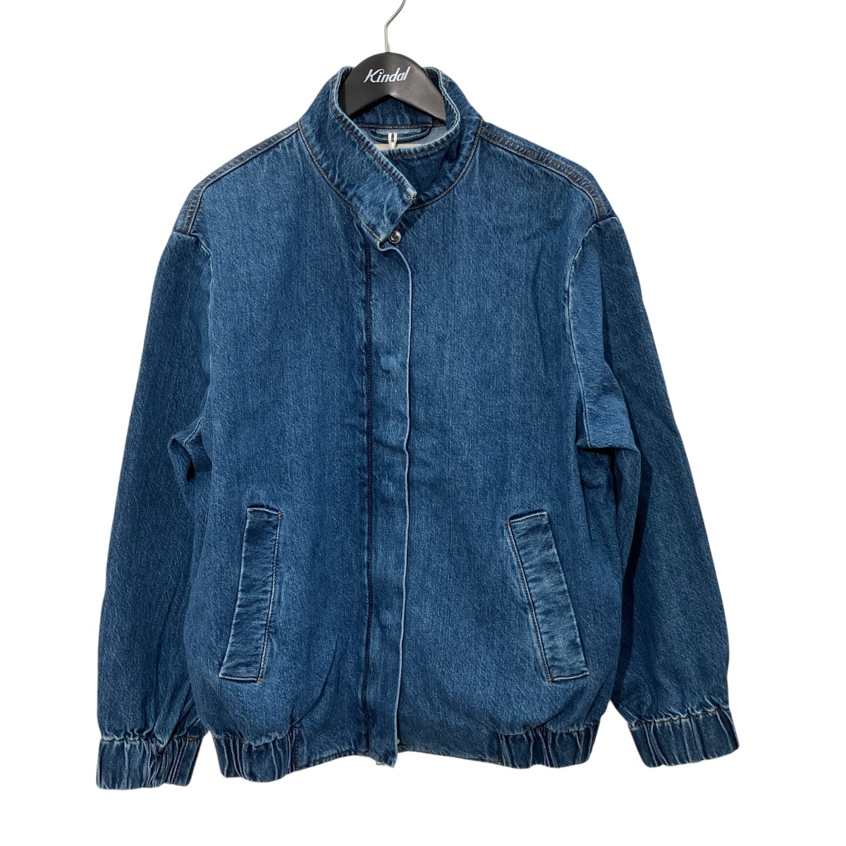 【中古】AF AGGER　HEMP COTTON DENIM JACKET BLUE デニムジャケット インディゴ サイズ：1 【080726】（エーエフアガー）｜ブランド古着のカインドオル
