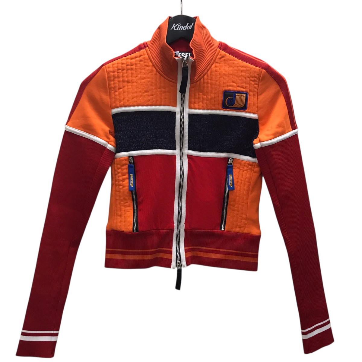 【中古】DIESEL F-CHERIE ジップジャケット レッド サイズ:XS 【090726】(ディーゼル)|ブランド古着のカインドオル