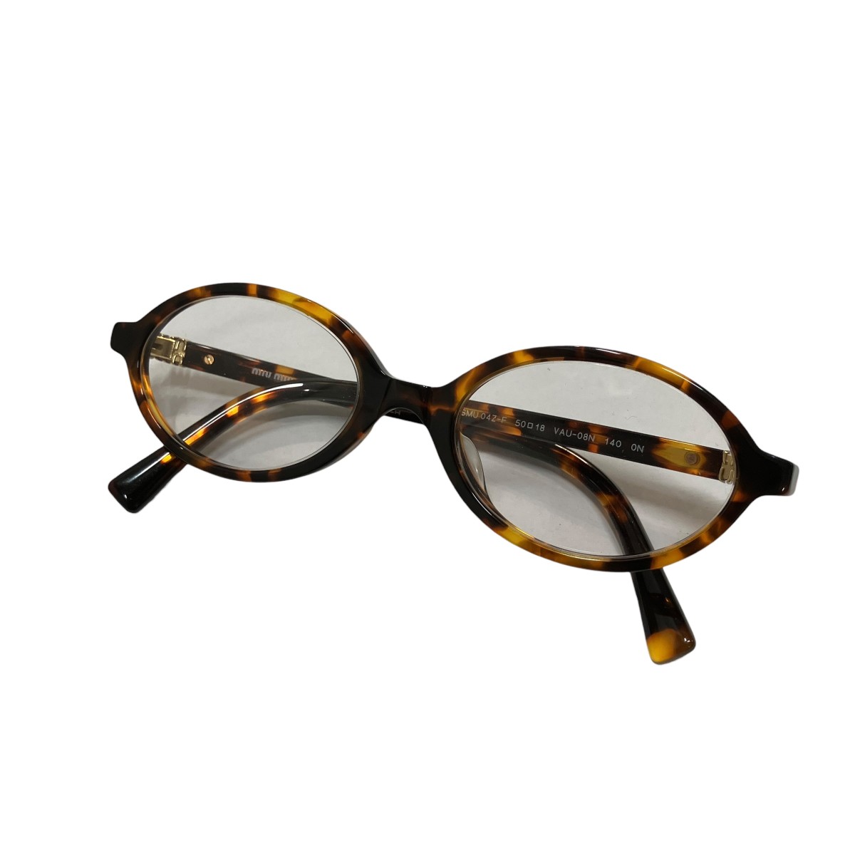 【中古】MIU MIU　眼鏡 ブラウン サイズ：- 【090726】（ミュウミュウ）｜ブランド古着のカインドオル