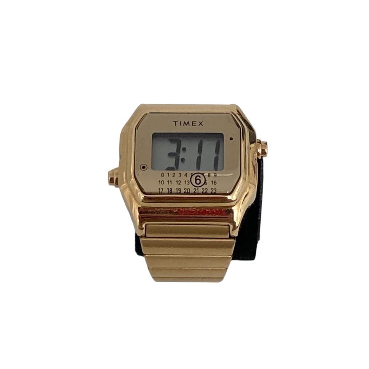 【中古】MM6 Maison Margiela×TIMEX T80 Ring Watch Gold リング ゴールド 【100726】(マルタンマルジェラ×タイメックス)|ブランド古着のカインドオル