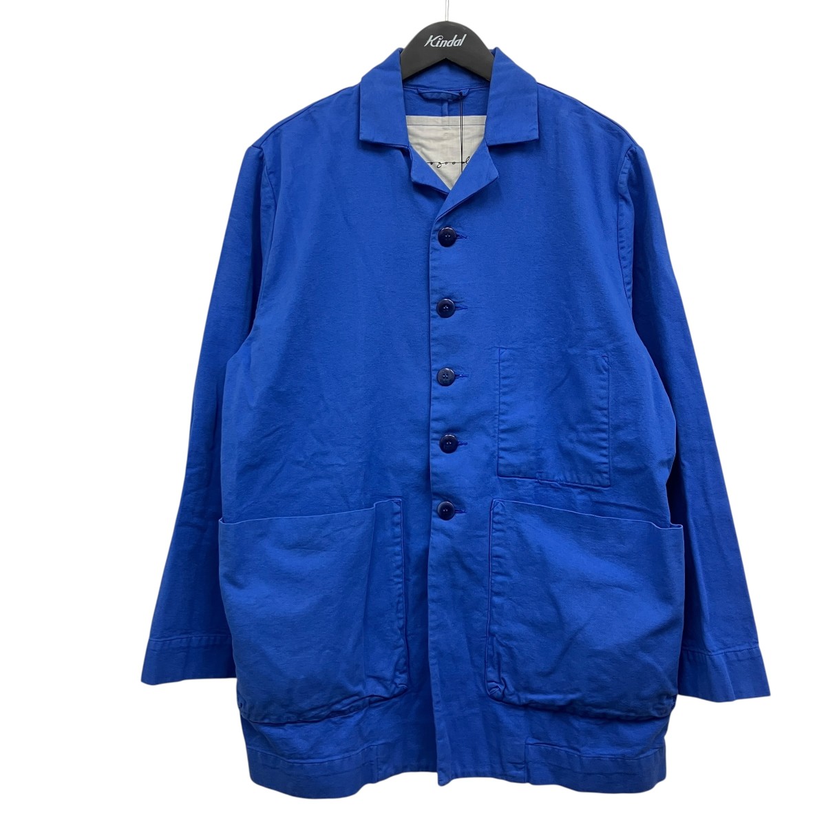 【中古】toogood THE PHOTOGRAPHER JACKET キャンバスジャケット ブルー サイズ:5 【100726】(トゥーグッド)|ブランド古着のカインドオル