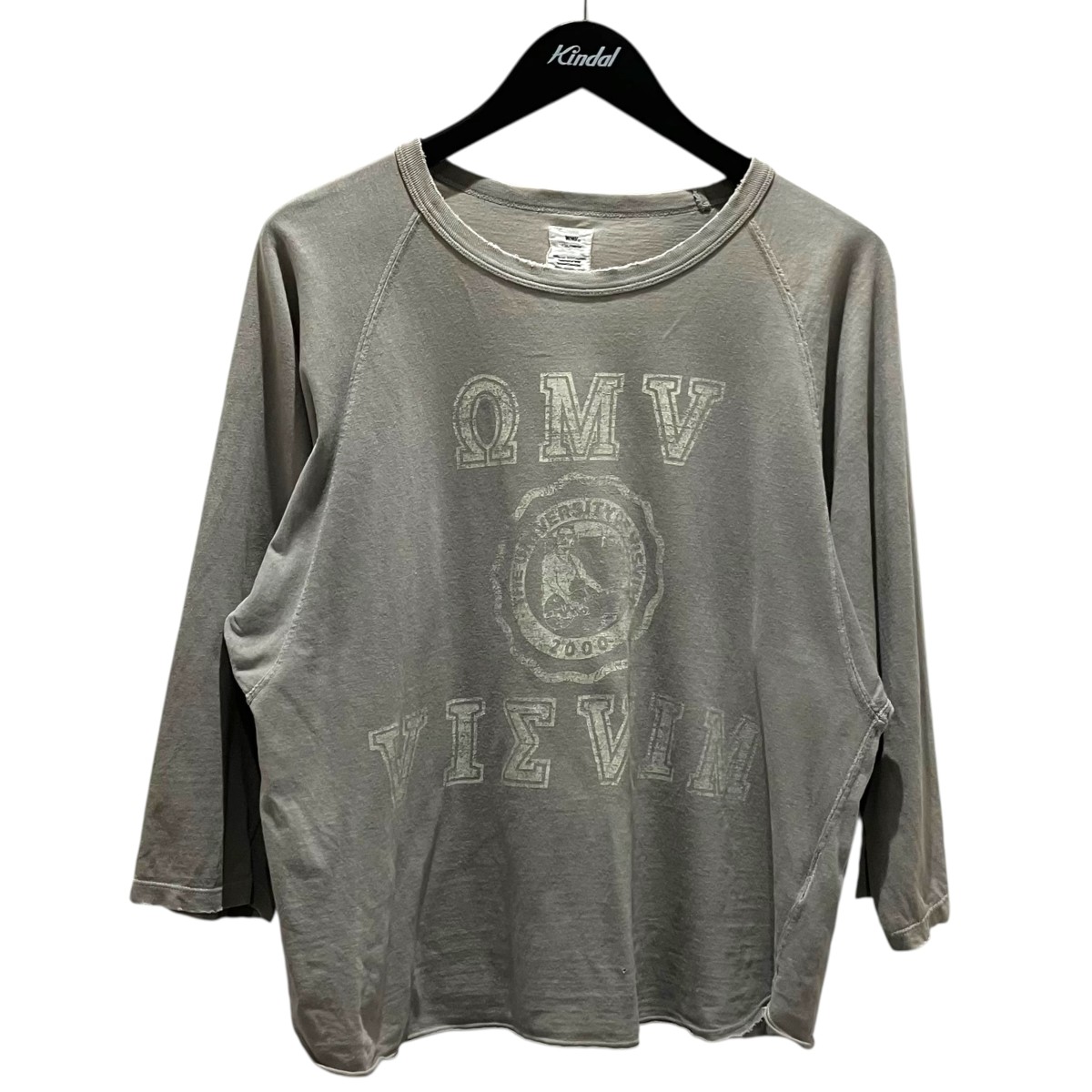 【中古】VISVIM ラグランTシャツ 032210501005 ベージュ サイズ:1 【100726】(ビズビム)|ブランド古着のカインドオル