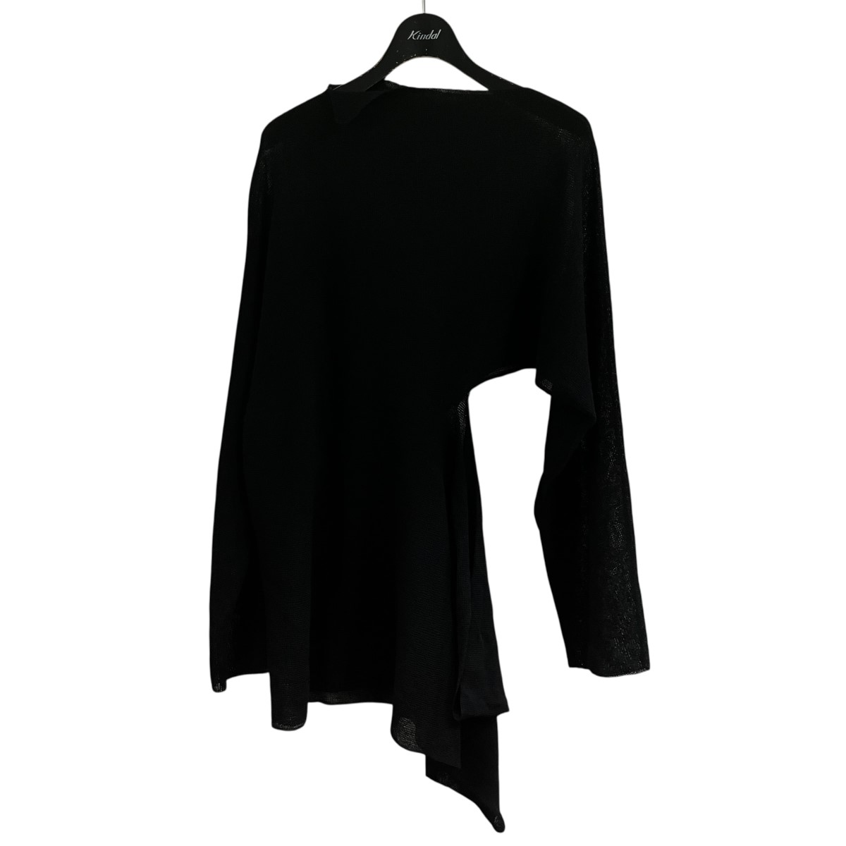 【中古】YOHJI YAMAMOTO メッシュスリットニット ブラック サイズ:2 【100726】(ヨウジヤマモト)|ブランド古着のカインドオル
