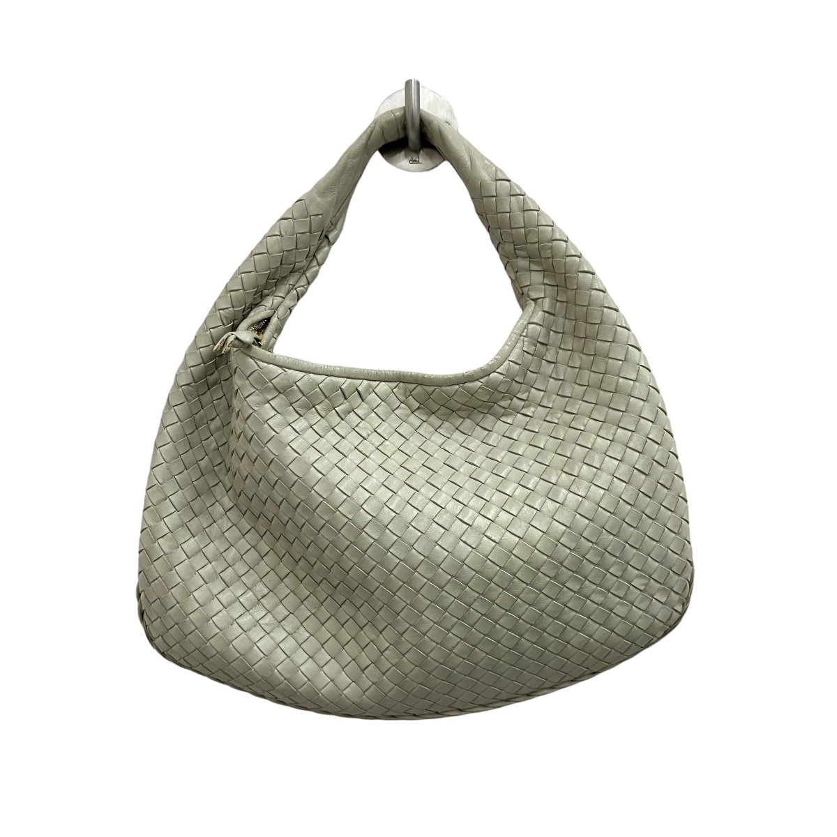 【中古】BOTTEGA VENETA イントレチャートホーボーバッグ 115653 V0013 アイボリー 【100726】(ボッテガヴェネタ)|ブランド古着のカインドオル