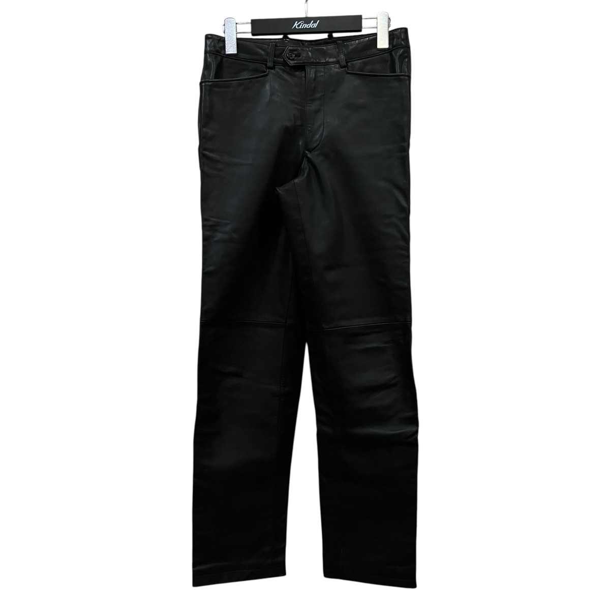 【中古】Paul Smith　牛革レザーパンツ 42341 K ブラック サイズ：M 【120726】（ポールスミス）｜ブランド古着のカインドオル