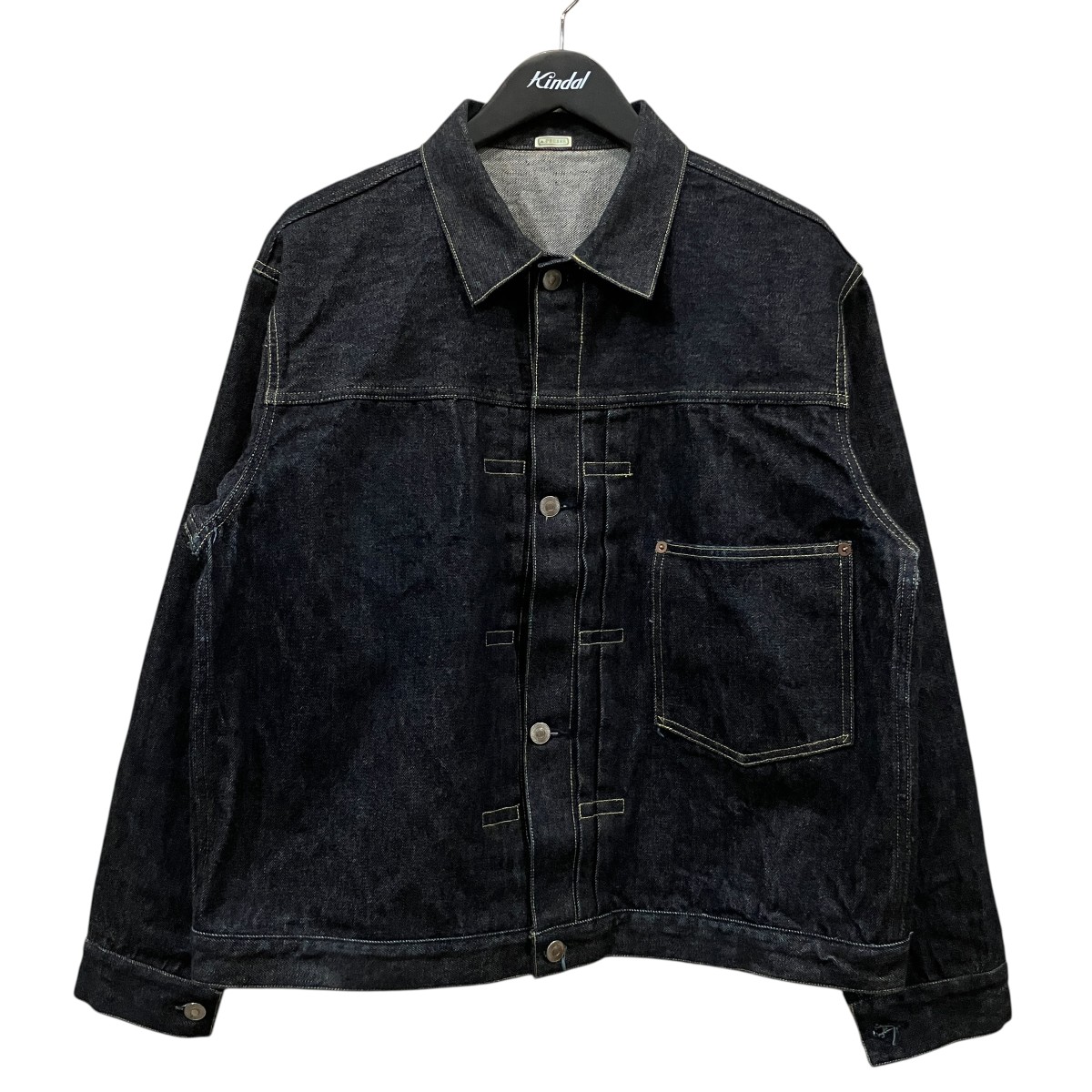 【中古】A．PRESSE　「1st Type Denim Jacket」 デニムジャケット AP1001 インディゴ サイズ：44 【120726】（アプレッセ）｜ブランド古着のカインドオル 46,596円