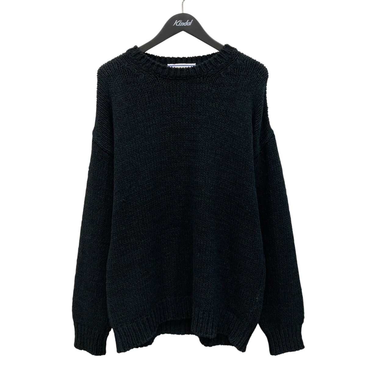 【中古】Cristaseya　長袖ニット ネイビー サイズ：XL 【120726】（クリスタセヤ）｜ブランド古着のカインドオル